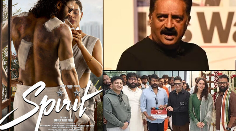 Prabhas and Sandeep Reddy Vanga Spirit movie launch photo viral.