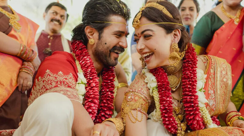 Vijay Deverakonda and Rashmika Mandanna beautiful wedding photos virash marriage
