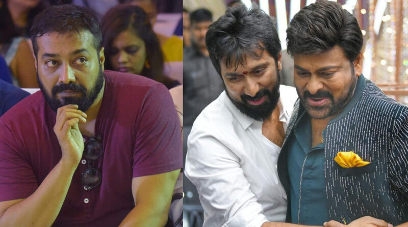 Megastar Chiranjeevi Mass Look and Bollywood Director Anurag Kashyap Villain in Bobby Movie Collage