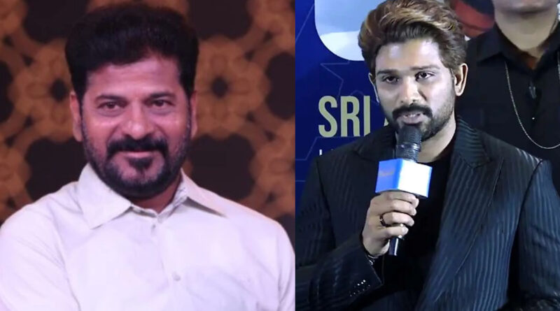 Allu Arjun Hollywood comments by Telangana CM Revanth Reddy