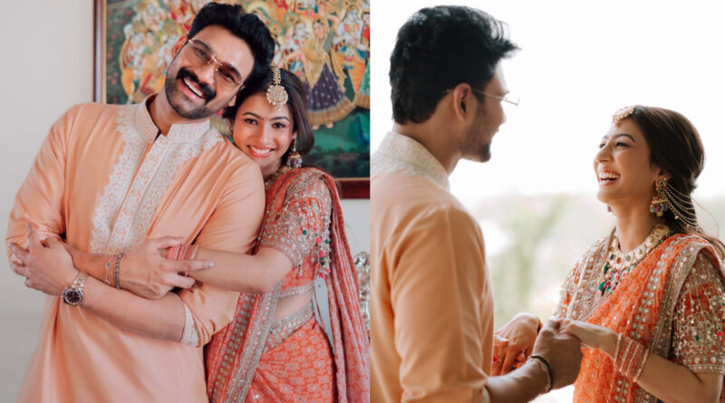 Hero Bellamkonda Sai Sreenivas with his future wife Kavya