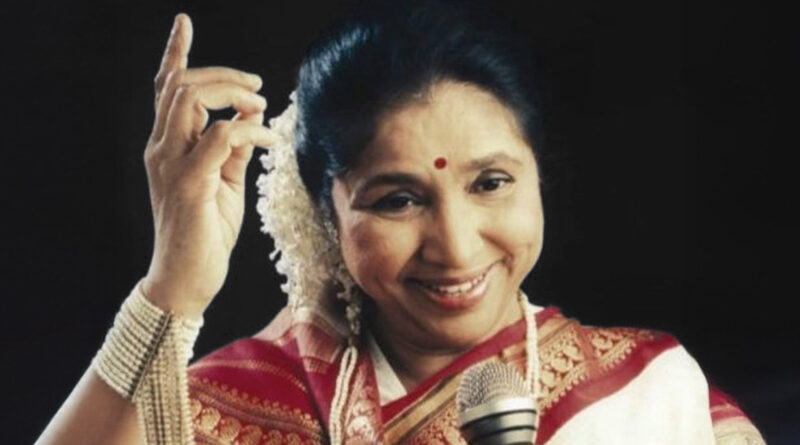 Legendary Indian singer Asha Bhosle who passed away in Mumbai