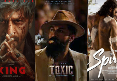 Upcoming biggest Indian movies of 2026 including Ramayana, Toxic, and King movie posters