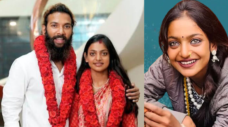 కుంభమేళా వైరల్ గర్ల్ మోనాలిసా భోసలే మరియు ఆమె భర్త ఫర్మాన్ ఖాన్ పెళ్లి ఫోటోలు