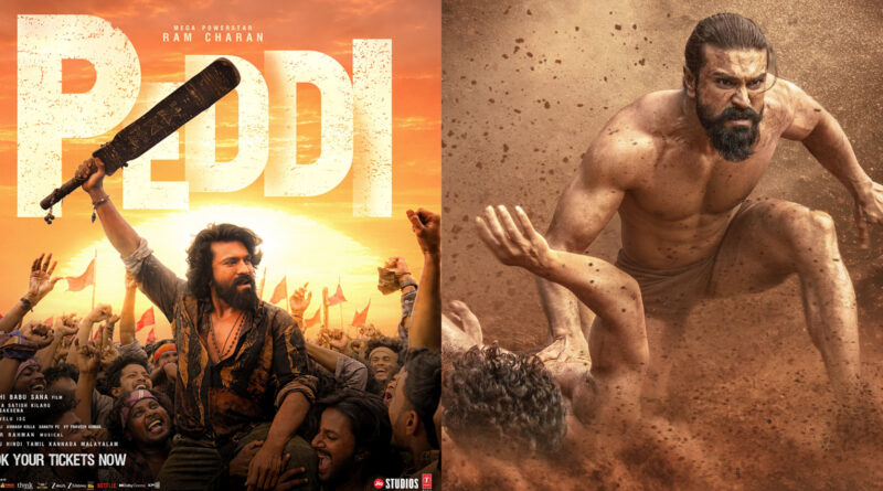 Ram Charan and Janhvi Kapoor from Peddi Movie